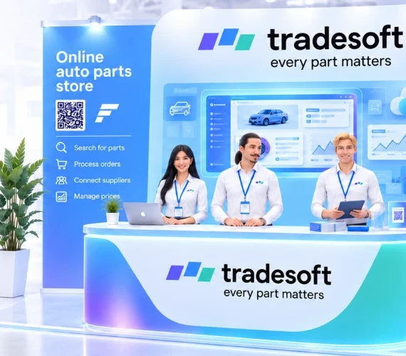 Standul Tradesoft la Automechanika Dubai 2026